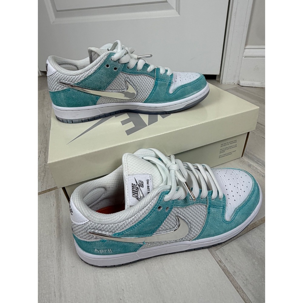 Nike SB Dunk Low Pro April Skateboards Turbo Green‎ FD2562-400 Mens 7 Womens 8.5